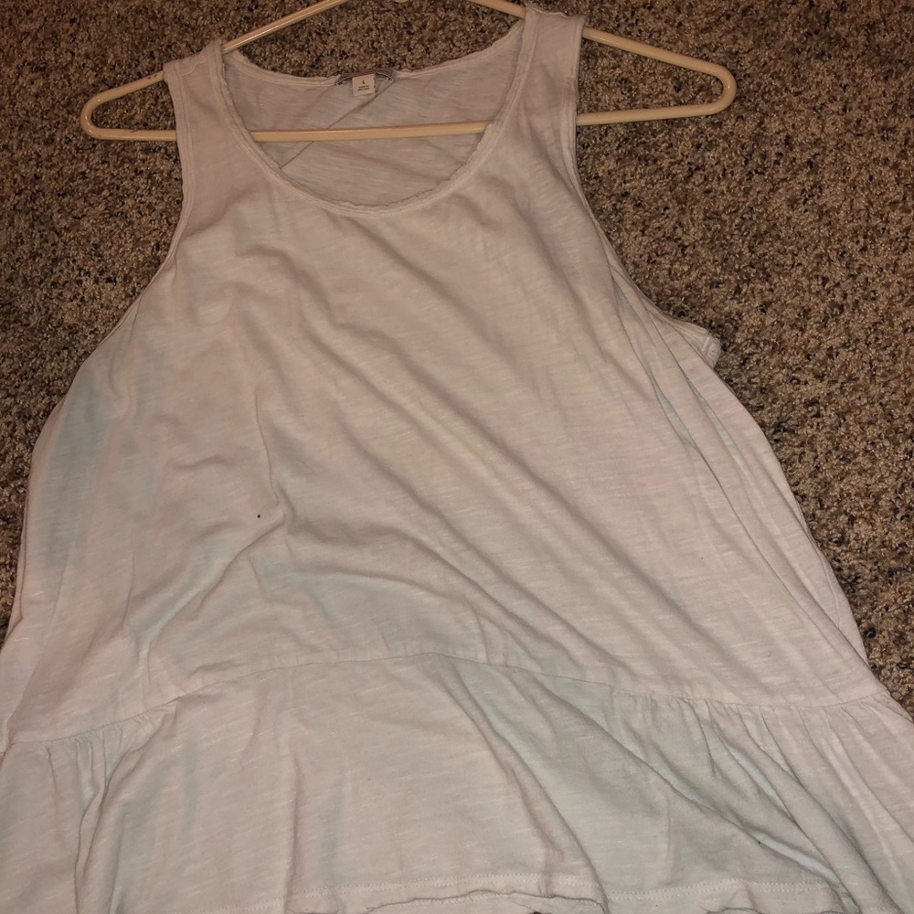White tank top